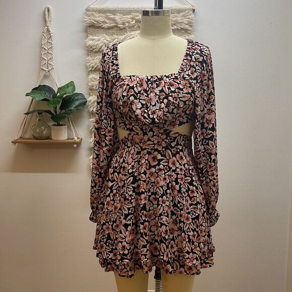 Free People Jael Printed Mini Dress 👗 - Picture 2 of 9